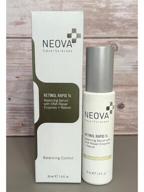 Neova Retinol Rapid Tx Balancing Control Serum, New in Box, 1 oz, DNA Repair